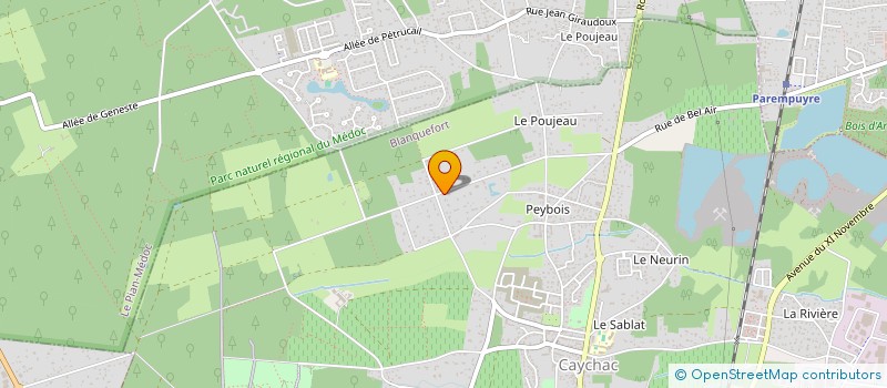 localisation de l'entreprise SC KEMP à BLANQUEFORT