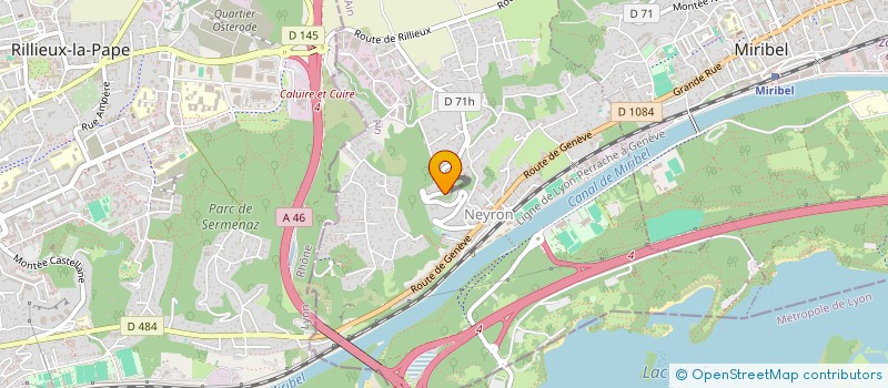 localisation de l'entreprise SC KENTOUNI PATRIMOINE  NEYRON