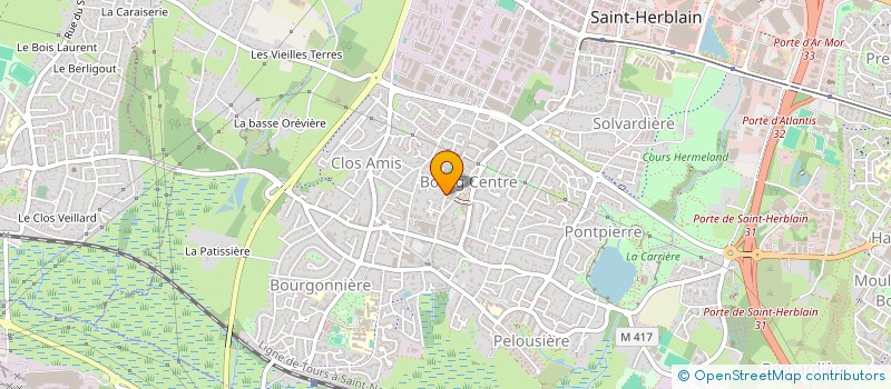 localisation de l'entreprise SC KERALINE  SAINT-HERBLAIN