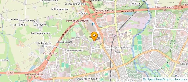 localisation de l'entreprise SC KEROFFICE  RENNES