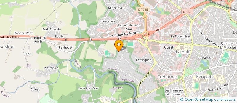 localisation de l'entreprise SC KERTEC à VANNES