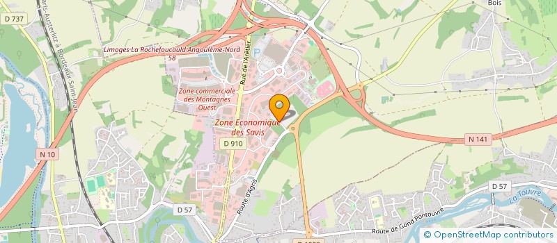 localisation de l'entreprise SC KOEHLER à CHAMPNIERS