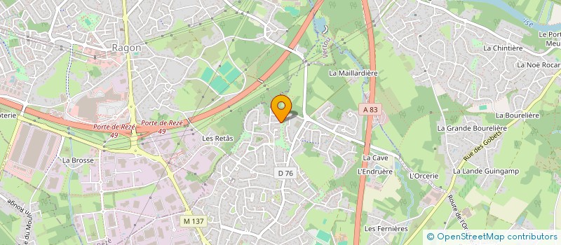 localisation de l'entreprise SC KRM 23 à LES SORINIERES