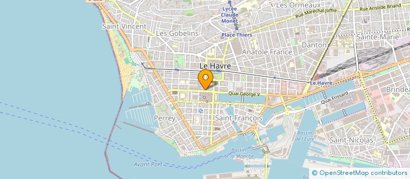 localisation de l'entreprise SC L&B INVEST à LE HAVRE