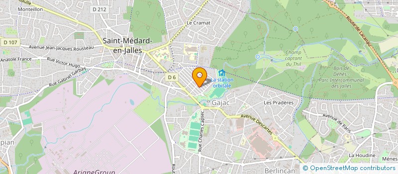 localisation de l'entreprise SC L'EMBELLIE  SAINT-MEDARD-EN-JALLES