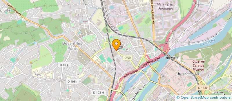 localisation de l'entreprise SC L'ERMITAGE  METZ