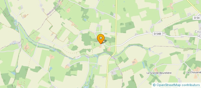 localisation de l'entreprise SC L'HARNIERE  COURCELLES LA FORET