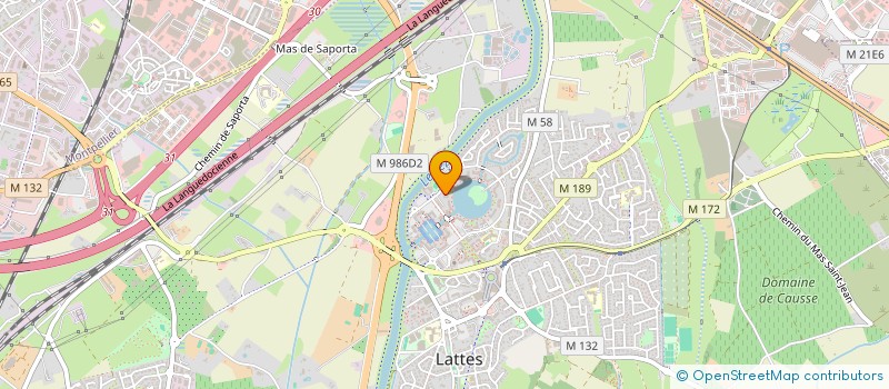 localisation de l'entreprise SC L'OASIS à LATTES