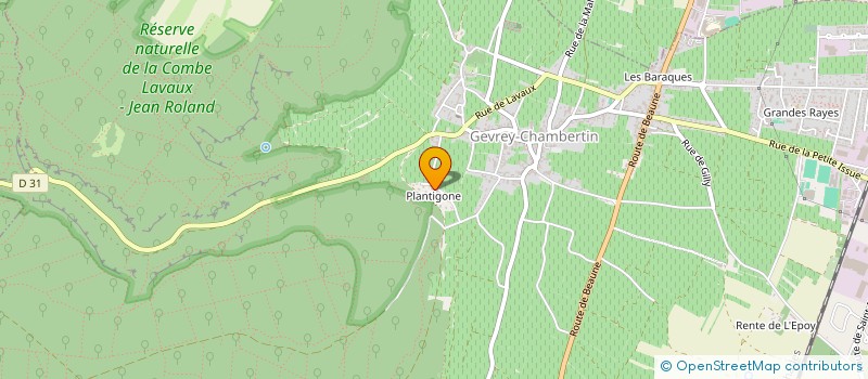 localisation de l'entreprise SC L'OISEAU BLEU  GEVREY-CHAMBERTIN