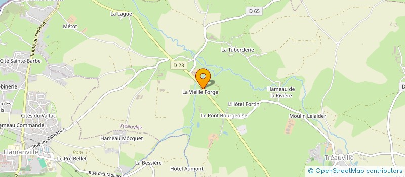 localisation de l'entreprise SC L-T HEROUT  TREAUVILLE