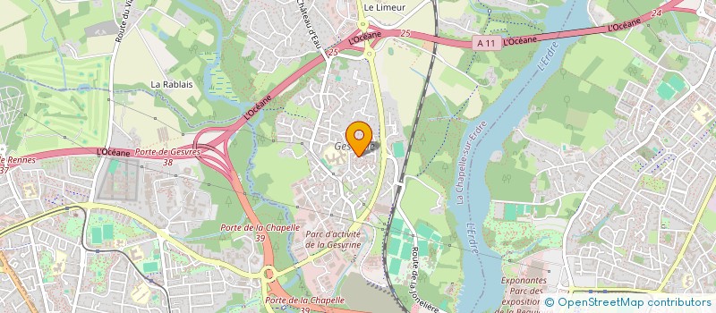 localisation de l'entreprise SC LA CADAINE  LA CHAPELLE-SUR-ERDRE