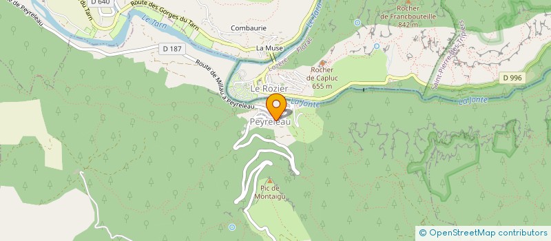 localisation de l'entreprise SC LA CAUSSENARDE  VEYREAU