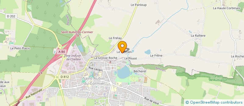 localisation de l'entreprise SC LA CELINAIS  RIVES-DU-COUESNON