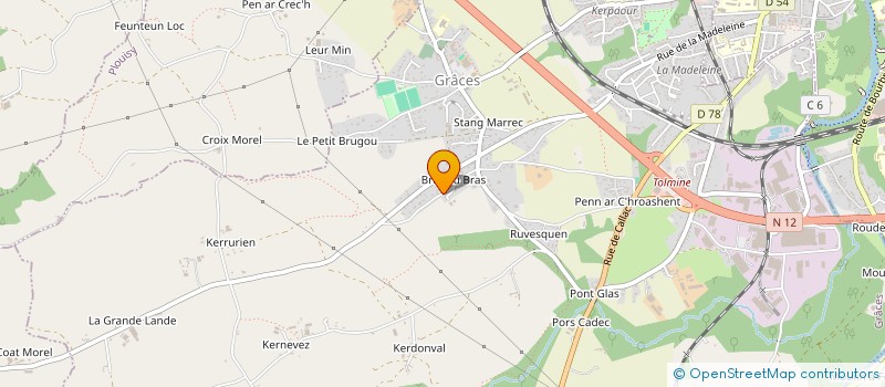 localisation de l'entreprise SC LA CHOUETTE  GRACES