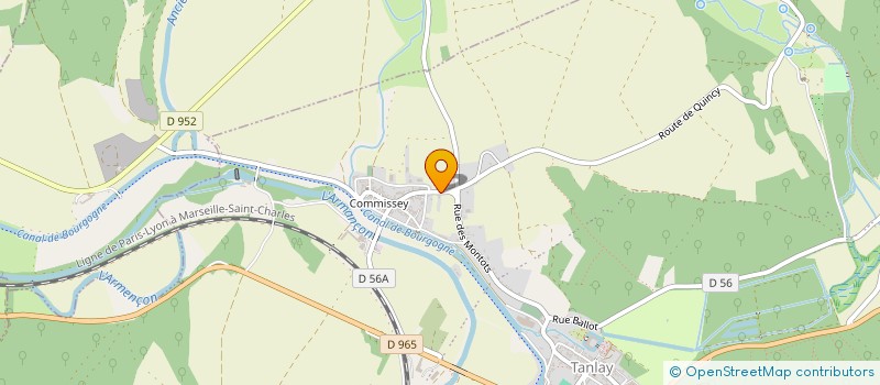 localisation de l'entreprise SC LA CROUNELLIERE  TANLAY