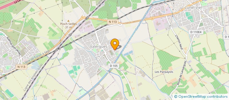 localisation de l'entreprise SC LA FABRIQUE  VALERGUES