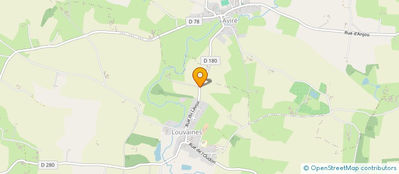 localisation de l'entreprise SC LA FERFLEENNE à SEGRE-EN-ANJOU BLEU