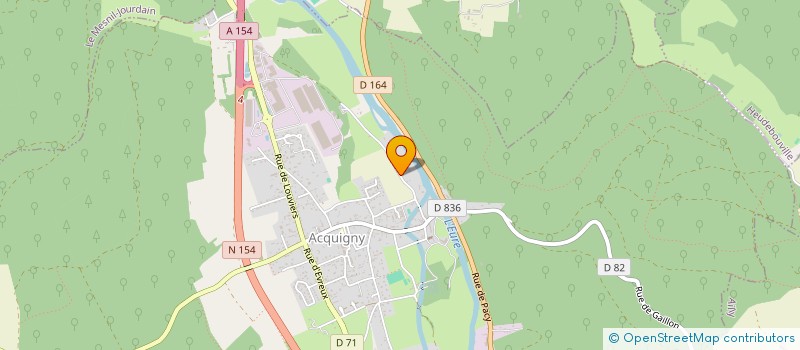 localisation de l'entreprise SC LA LISIERE  ACQUIGNY