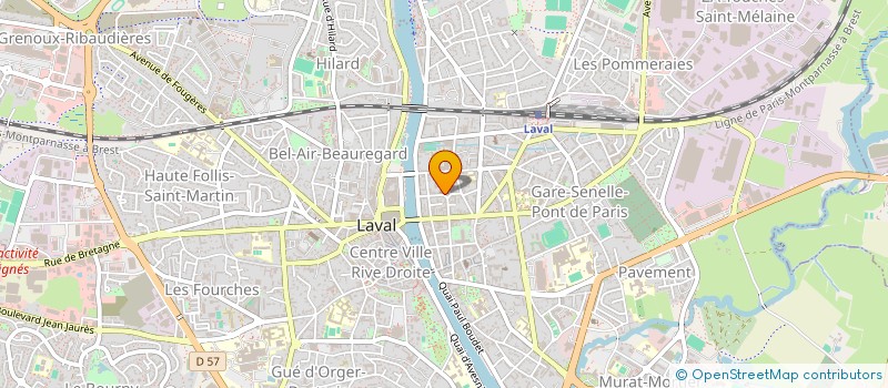 localisation de l'entreprise SC LA MADELEINE à LAVAL