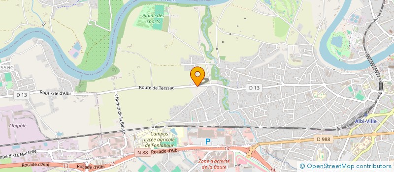 localisation de l'entreprise SC LA MAISON DU BONHEUR  ALBI