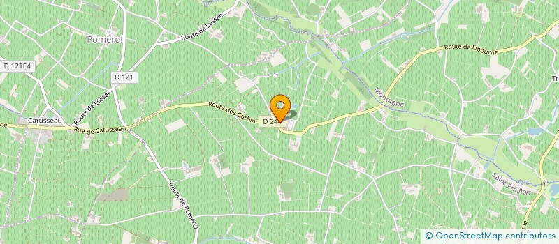 localisation de l'entreprise SC LA MARGOTTE - DESPAGNE  SAINT-EMILION