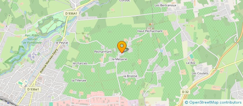 localisation de l'entreprise SC LA METAIRIE à BERGERAC