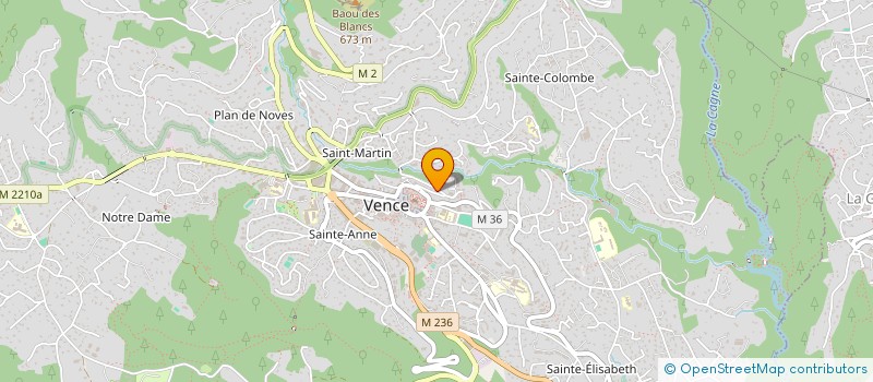 localisation de l'entreprise SC LA PARENTHESE  VENCE