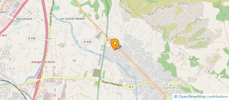 localisation de l'entreprise SC LA PASTOURELLE  GEMENOS