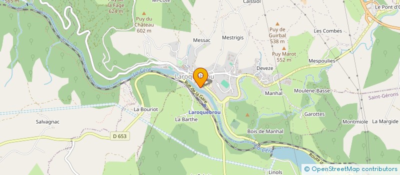 localisation de l'entreprise SC LA PESSIERE à LAROQUEBROU