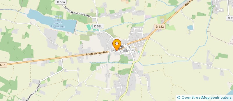 localisation de l'entreprise SC LA PEYROLIENNE  SAINTE-FOY-DE-PEYROLIERES