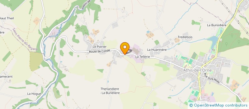 localisation de l'entreprise SC LA QUEDAILLERE à ATHIS-VAL DE ROUVRE