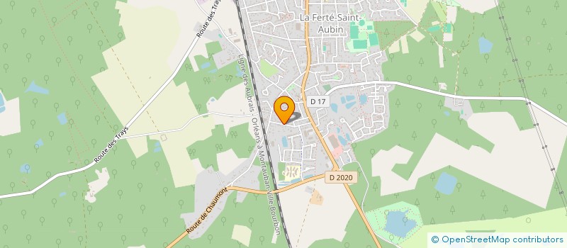localisation de l'entreprise SC LA ROSERAIE à LA FERTE-SAINT-AUBIN
