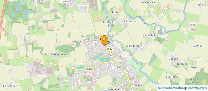 localisation de l'entreprise SC LA SOURCE  SAINT-ERBLON