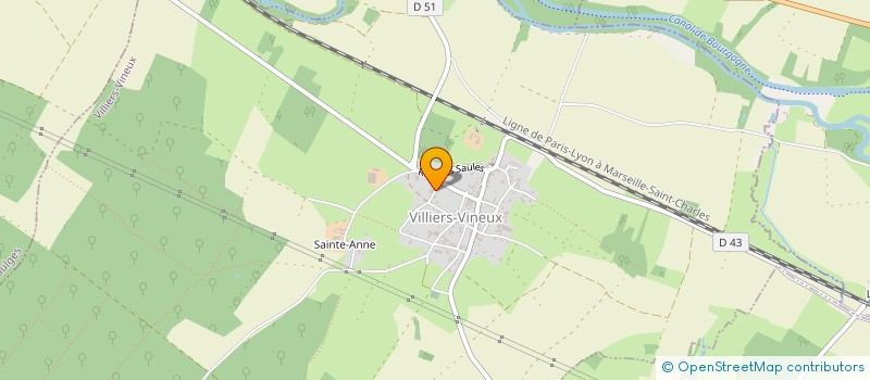 localisation de l'entreprise SC LA VANOISE  VILLIERS-VINEUX