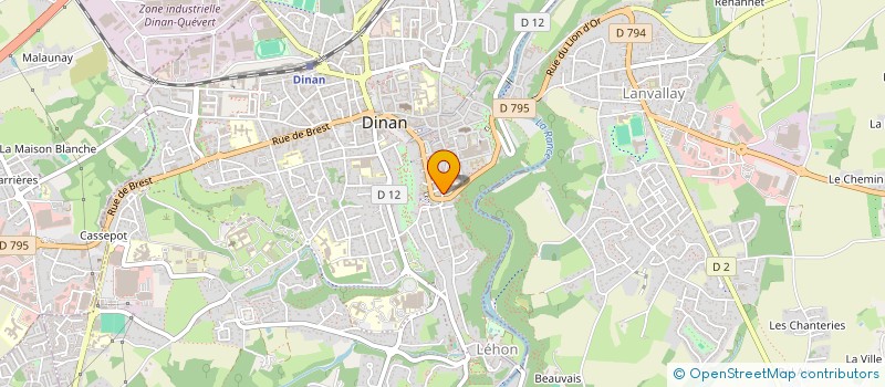 localisation de l'entreprise SC LA VINCE ET FRERES  DINAN