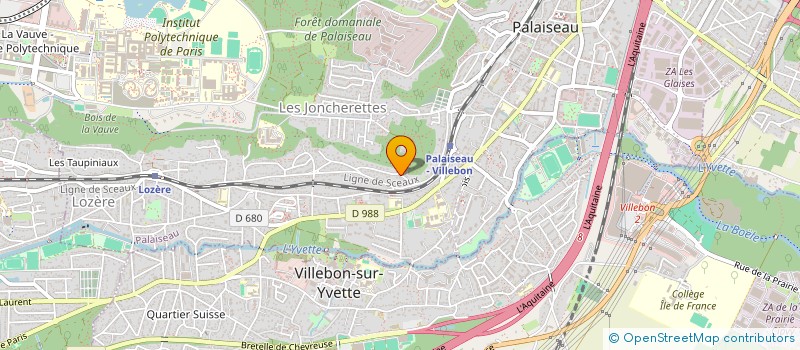 localisation de l'entreprise SC LABO DES 2 LACS à PALAISEAU