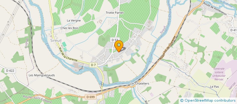 localisation de l'entreprise SC LABORDE à SIREUIL