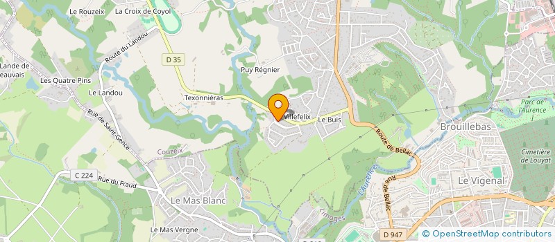 localisation de l'entreprise SC LAGOT à COUZEIX