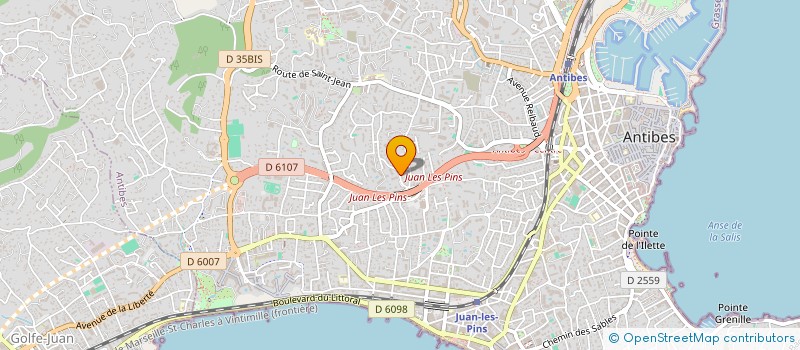 localisation de l'entreprise SC LAJUMA  ANTIBES