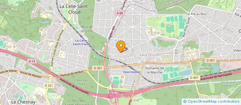 localisation de l'entreprise SC LAKME à VAUCRESSON