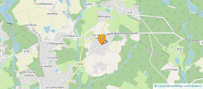 localisation de l'entreprise SC LAMBDA  RILHAC-RANCON