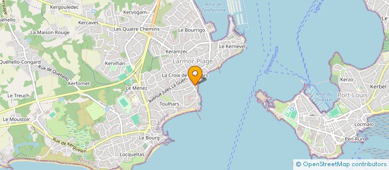 localisation de l'entreprise SC LAPORTE  LARMOR-PLAGE