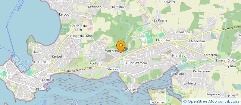 localisation de l'entreprise SC LAUKY  RIANTEC