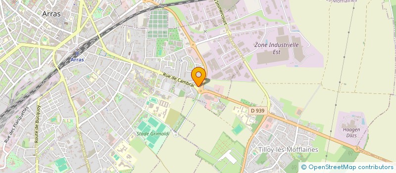 localisation de l'entreprise SC LAURENT HONVAULT à ARRAS