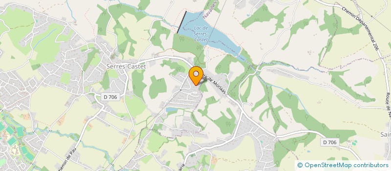 localisation de l'entreprise SC LAUTHO  SERRES-CASTET