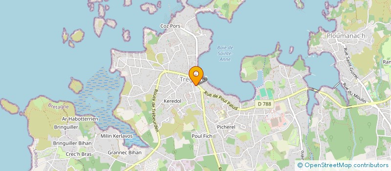 localisation de l'entreprise SC LAVANANT 3  TREGASTEL