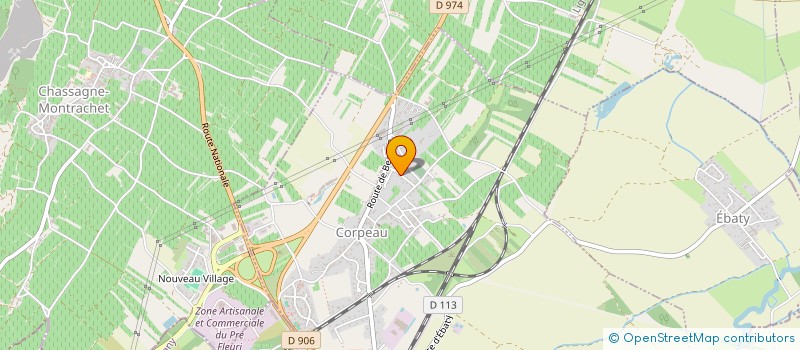 localisation de l'entreprise SC LB FAMILY  MEURSAULT