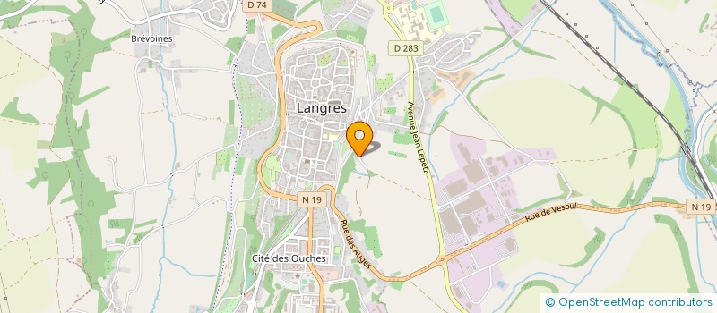 localisation de l'entreprise SC LBSM HOLDING à LANGRES