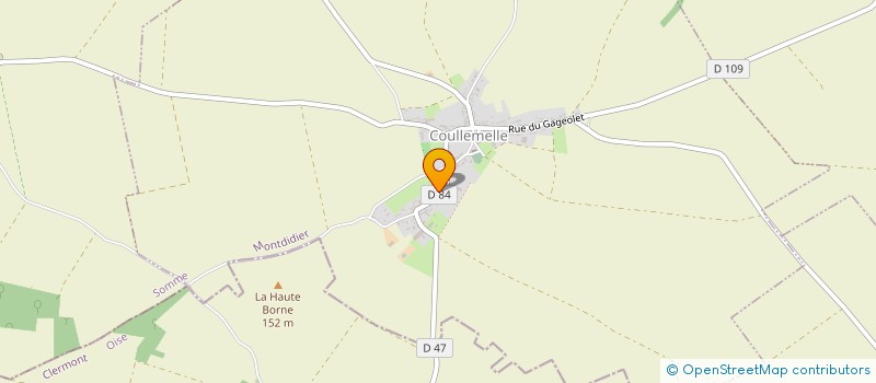 localisation de l'entreprise SC LCFM  COULLEMELLE