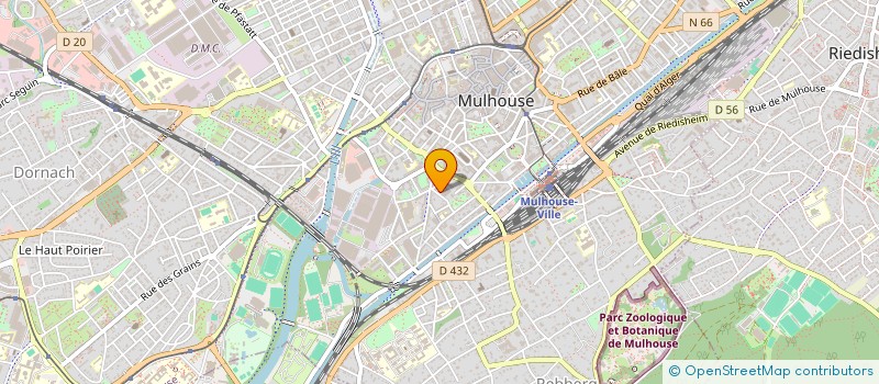 localisation de l'entreprise SC LCLM  MULHOUSE